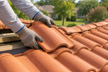 Roof Tile Installation